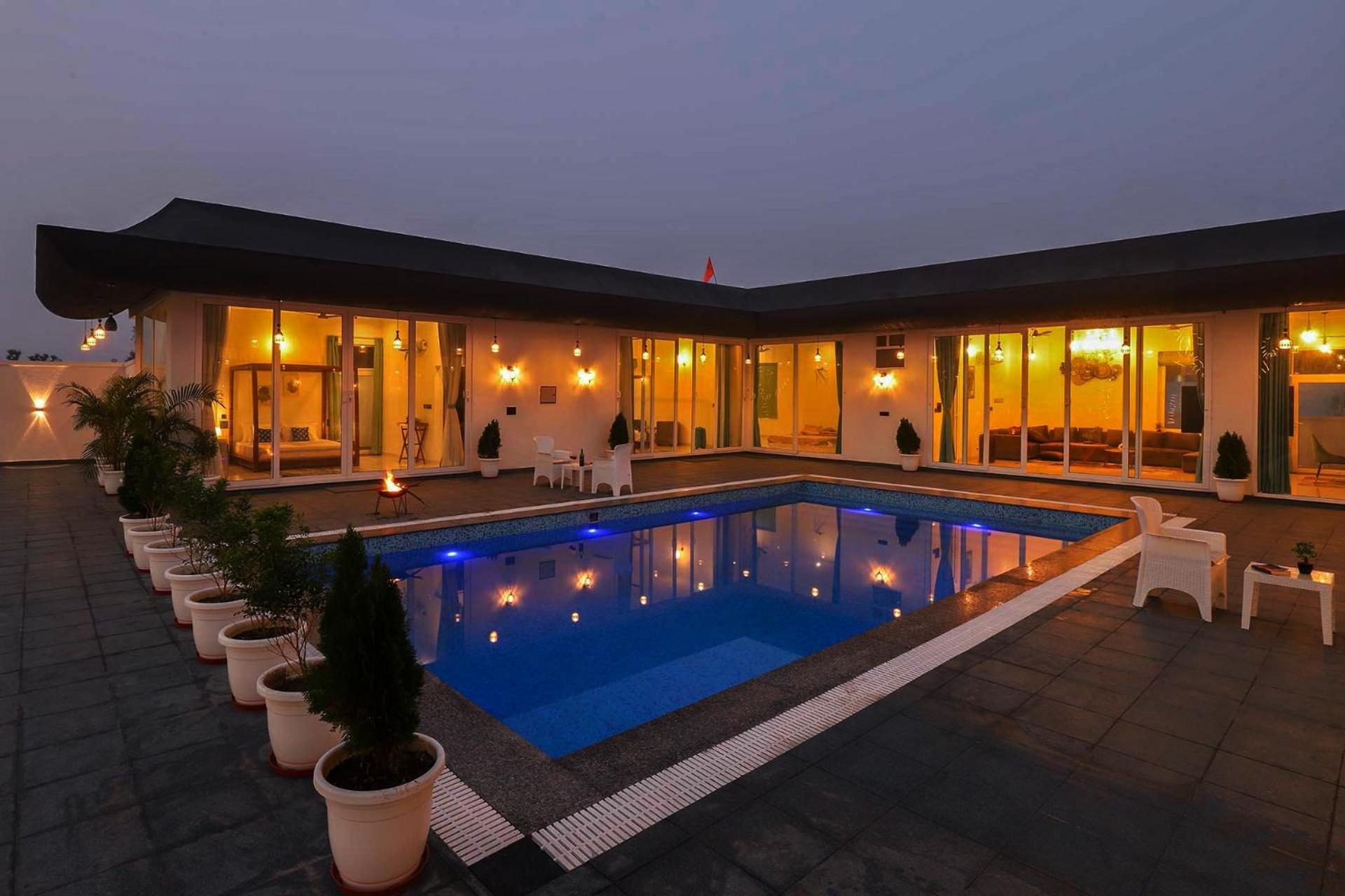 Edo Mansion By The Party Citadel - Luxury With Pool, Garden Area, Massive Garden Etc. Jaipur